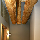 des poutres apparentes