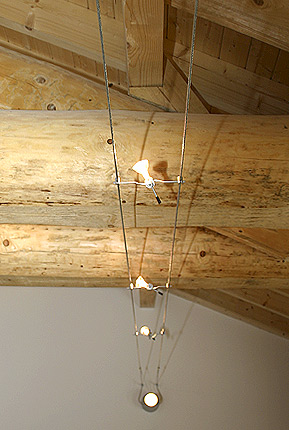 l'éclairage design du studio