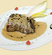 assiette garnie du restaurant