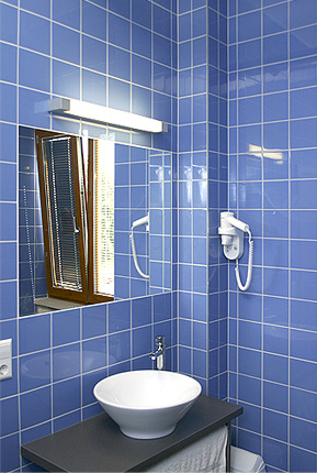 la salle de bains du studio